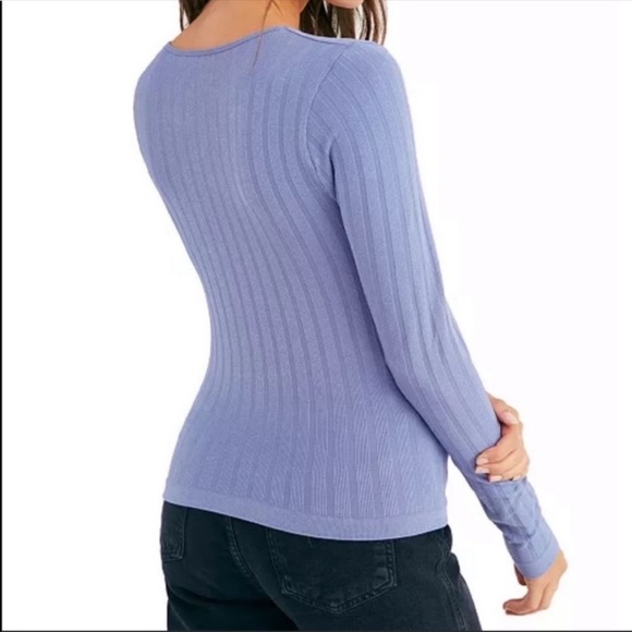 Free People “Lucky layers” long sleeve top L - Picture 2 of 4